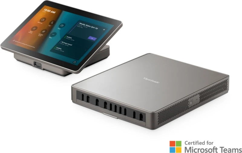 Viewsonic Small and Medium Room MTR. Bundle for Microsoft Teams Rooms includes computing engine MPC310-W31-TU and touch console MRC1010-TN Viewsonic Small and Medium Room MTR. Bundle for Microsoft Teams Rooms includes computing engine MPC310-W31-TU and touch console MRC1010-TN
